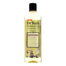 Dr Teal's Soothing Lavender Essential Oil, 8.8oz Moisturizing Bath & Body Oil