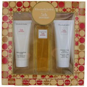 5th Avenue by Elizabeth Arden, 3 Piece Gift Set women with Cleanser