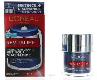 L'Oreal Revitalift, 1.7oz Pressed Night Cream with Retinol + Niacinamide