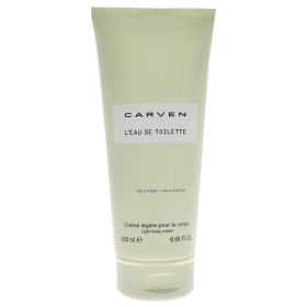 Leau De Toilette Light Body Cream by Carven for Women - 6.66 oz Cream