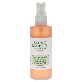 Facial Spray with Aloe Herbs And Rosewater by Mario Badescu for Unisex - 4 oz Spray