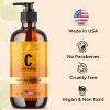 Vitamin C Serum for Face and Eyes with Hyaluronic Acid and Vitamin E Brightening Serum Dark Spots Eye Area Wrinkles 8 Oz