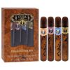 Cuba by Cuba for Men - 4 x 0.17 oz Mini Gift Set Cuba Gold Splash , Cuba Red Splash, Cuba Blue Splash, Cuba Orange Splash