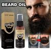 East Moon Beard Care Oil Men's Facial Sideburns Beard Styling Moisturizing Black Thick Care Oil