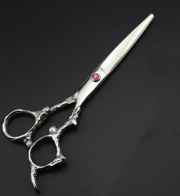 Hairdressing scissors (Option: Silver ordinary)