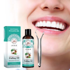 Coconut Oil Mouthwash Removes Odor, Removes Tooth Stains, Freshens Breath, Cares For Teeth, Oral Care Tooth Cleanser (Option: 1PCS)