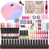 Nail Set Gel Nail Polish Set With UV LED Lamp Dryer Semi Permanent Gel Varnish Set Professional Nail Art Tools Kit Manicure Set