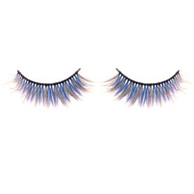 Three-Dimensional Multi-Layer Stage Makeup Color Eyelashes (Color: BLUE8)