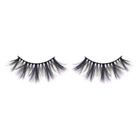 Three-Dimensional Multi-Layer Stage Makeup Color Eyelashes (Color: GREEN4)