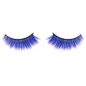 Three-Dimensional Multi-Layer Stage Makeup Color Eyelashes (Color: BLUE10)