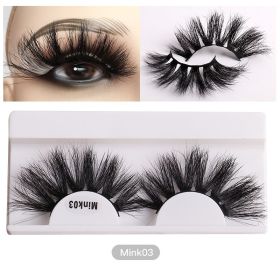 Color Mink Hair False Eyelashes Naturally Fit Thick Eyelashes (Series: 3)