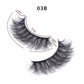 Soft and Thick Multi-Layer Three-Dimensional False Eyelashes Mimic Mink Hair (Series: 3)