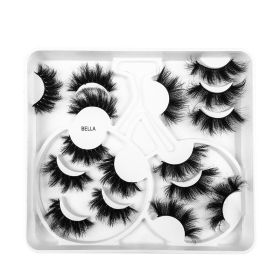 Multi-Level False Eyelashes 8 Pairs Of Natural Thick False Eyelashes (Type: BELLA)