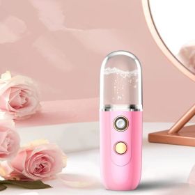 Portable Nano Mist Sprayer for Skin Care and Makeup - Moisturizing and Hydrating Mini Face Mist Handy Sprayer (Items: Red With 1PC)