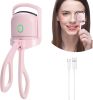 Eyelash Curler Portable Electric Heated Comb Eye Lash Long Lasting Eyelashes Curls Thermal Eyelash Curler Makeup Tools Heated Eyelash Curlers