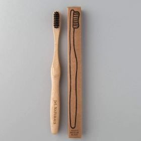 Bamboo Toothbrush (Duo) (Color 1: Black, Color 2: White)