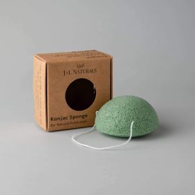 Konjac Sponge (Duo) (Sponge 1 Type: Green Tea, Sponge 2 Type: Green Tea)