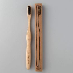 Bamboo Toothbrush (Color: Black)