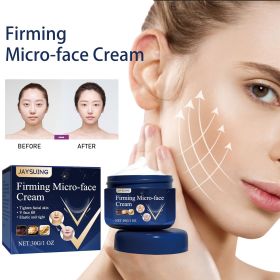 Jaysuing V Face Firming Cream, Contours Tightening, Chin Lifting Facial Skin Relaxation Massage Cream (Quantity: 1pc)