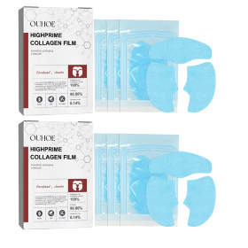 OUHOE Collagen Mask Fades Wrinkles, Dark Circles, Tightens Skin, Plumps, Moisturizes, Rejuvenates (Color: 2pcs)