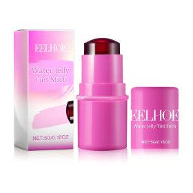 EELHOE Fruit Jelly Blush Lip Gloss Stick Lazy Contouring Even Skin Tone Brightening And Colorful Easy To Apply Lip Gloss Stick (Specification: Berry)