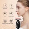 Facial Massager Neck Facial Beauty Device 3 Color EMS Microcurrent Skin Rejuvenation Massagers Lifting Tighten Skin Care Tool Anti Wrinkle Double Chin